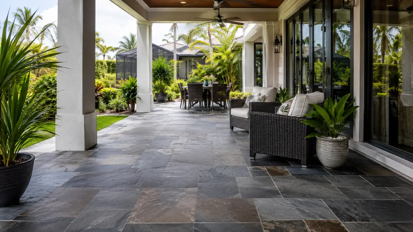 Slate Tile Installation - Tampa, FL