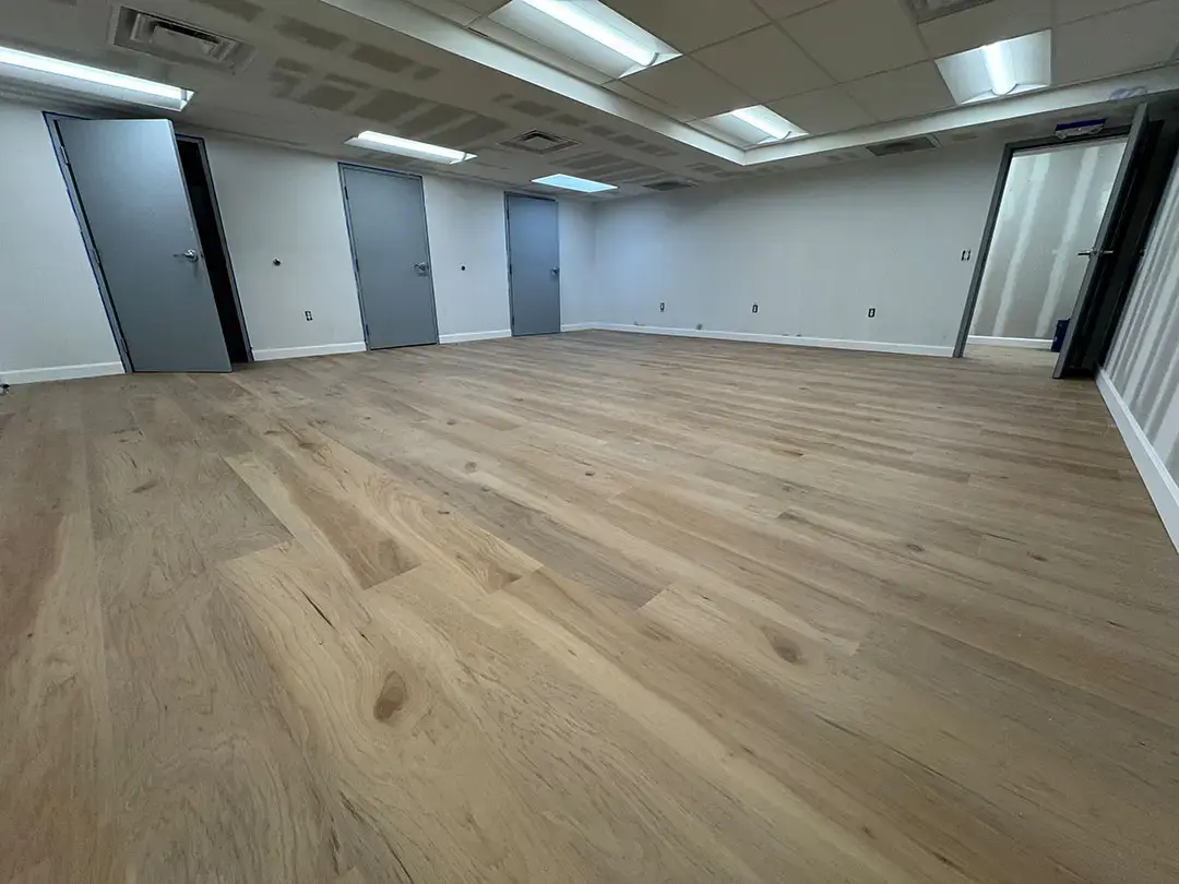 How Did Our Luxury Vinyl Plank Installation Transform This Commercial Space in Dover, FL?